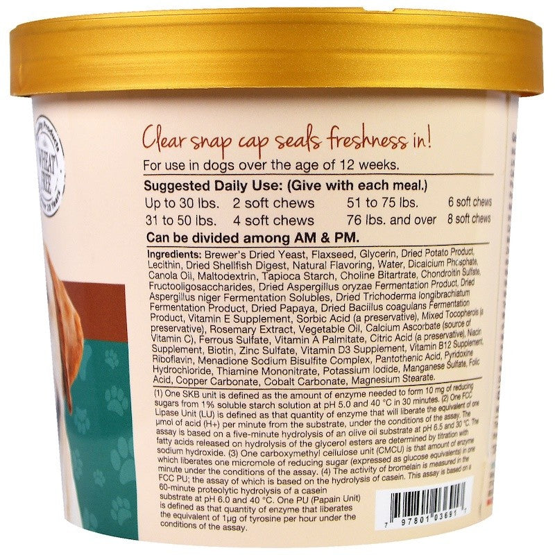 NaturVet All-In-One 4-In-1 Support 60 Soft Chews 8.4 oz. (240g)