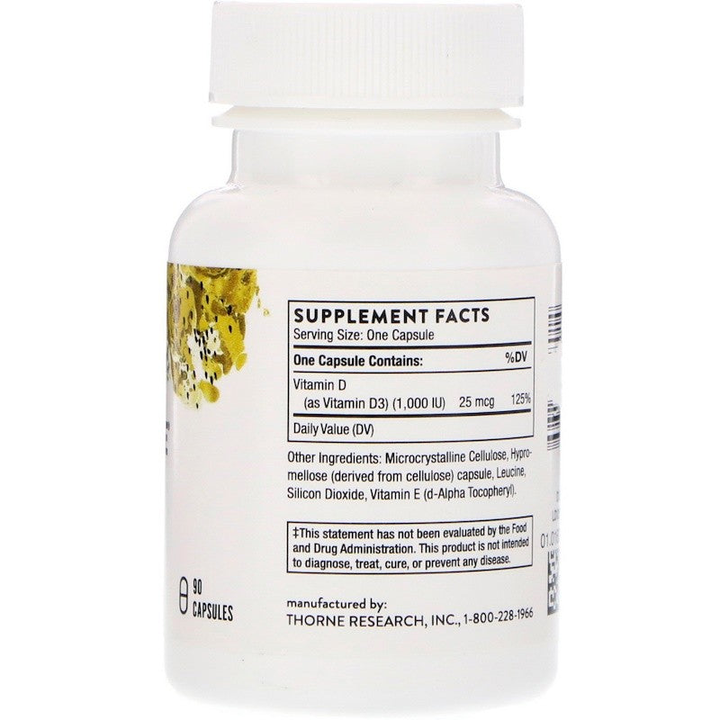 Thorne Research D-1000, 90 Capsules