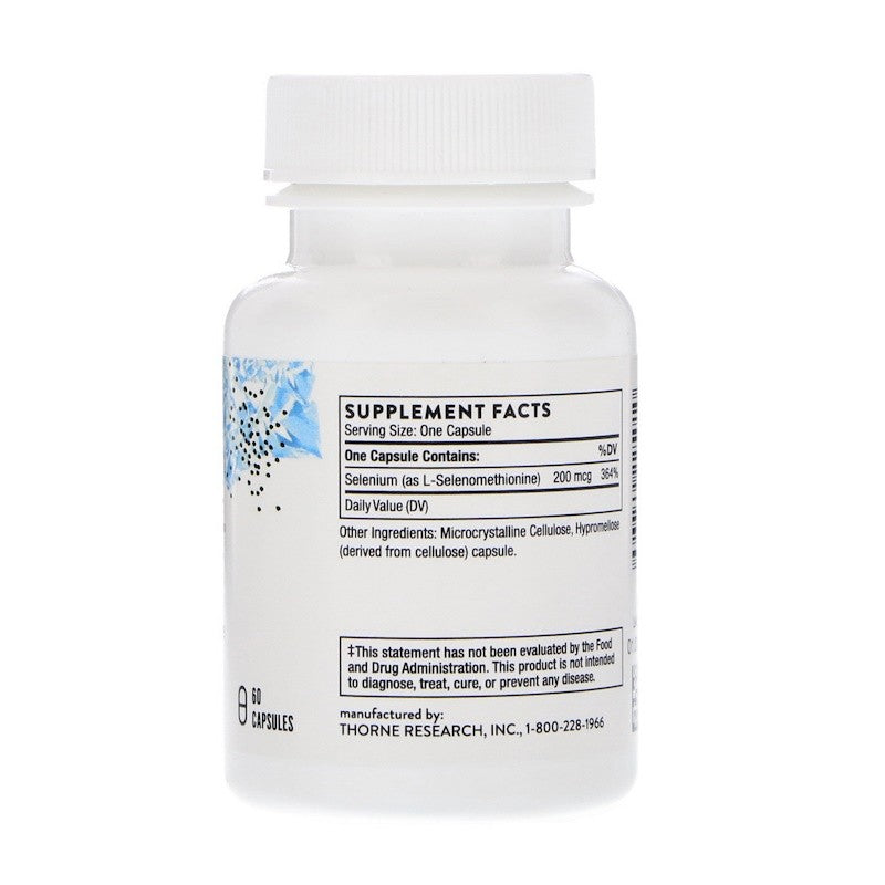 Thorne Research Selenomethionine 60 Capsules