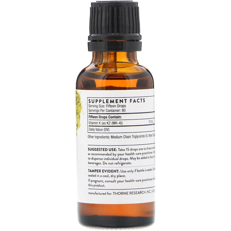 Thorne Research Vitamin K2 1 fl oz (30ml)