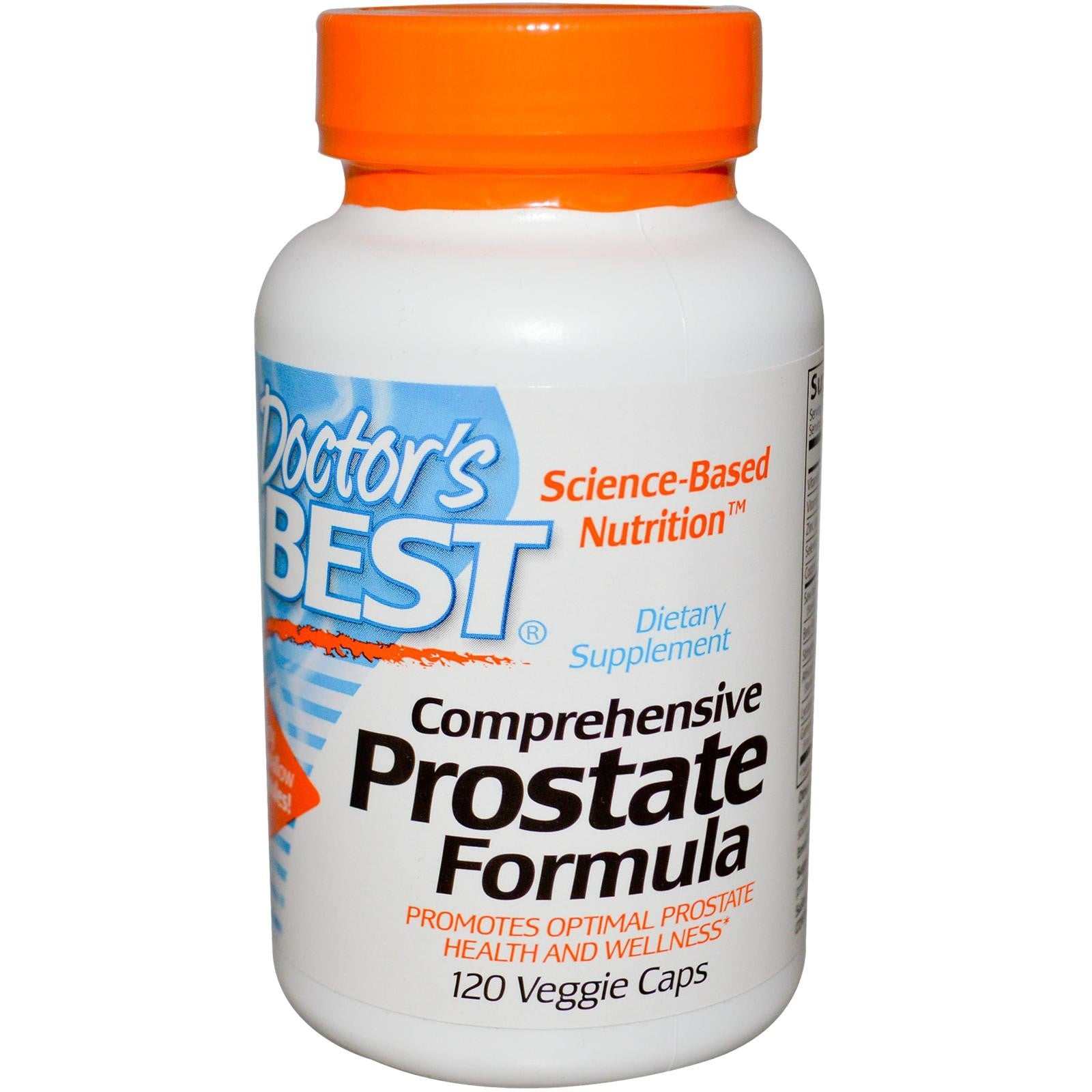 Doctor's Best Comprehensive Prostate Formula 120 vegetarian capsules dietary supplement for prostate health