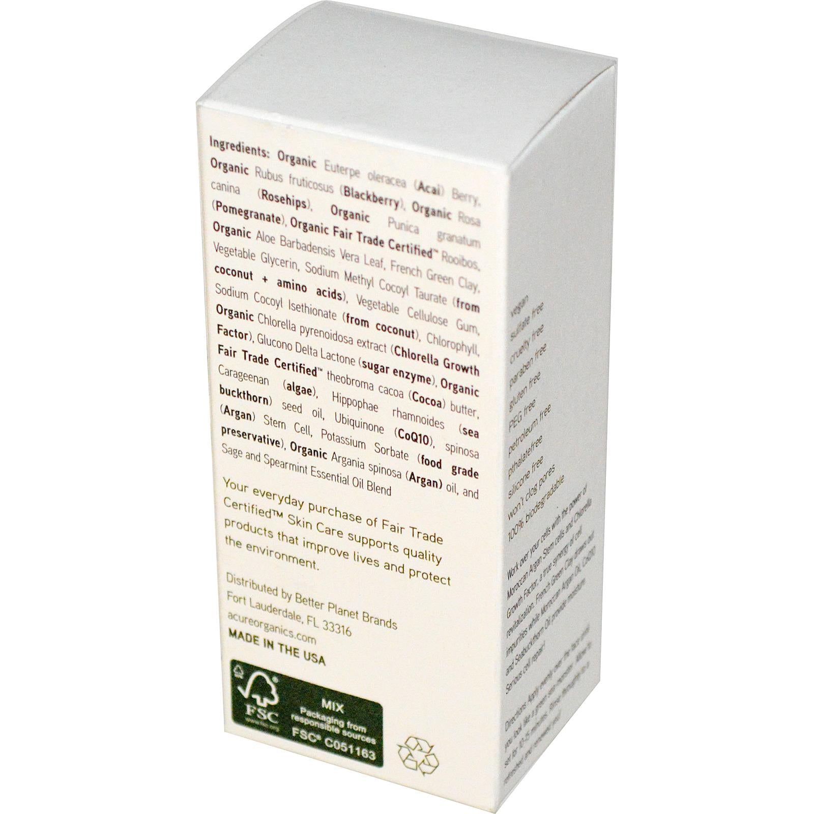 Acure Organics Cell Stimulating Facial Mask (50ml)