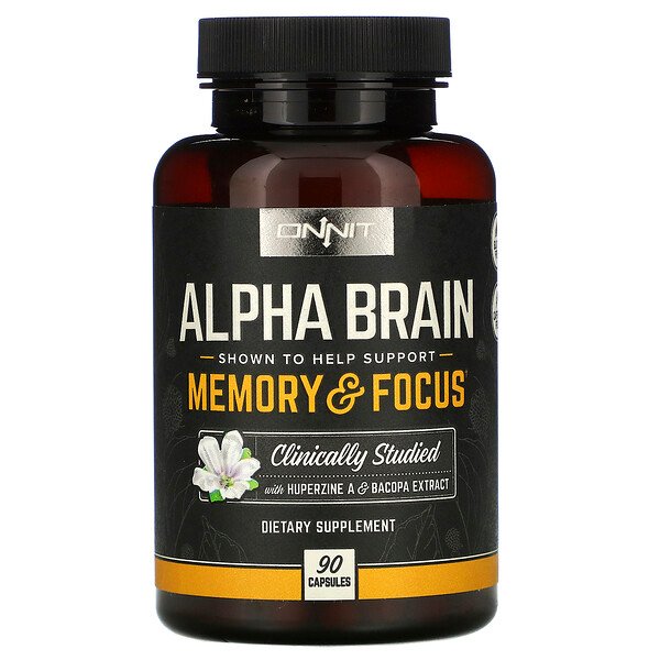 Onnit Alpha Brain 90 Capsules