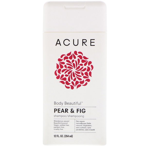 Acure Body Beautiful Shampoo Pear & Fig 12 fl oz (354ml)