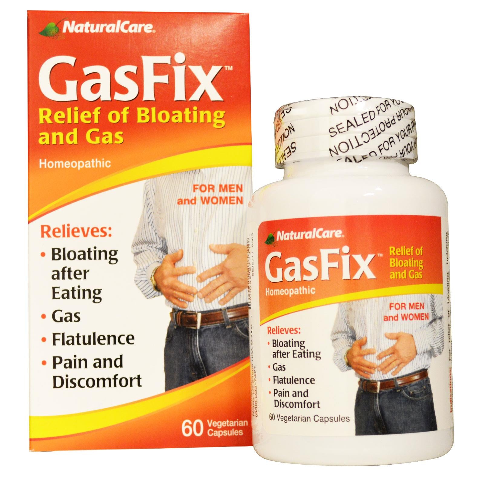 Natural Care, GasFix, 60 Capsules