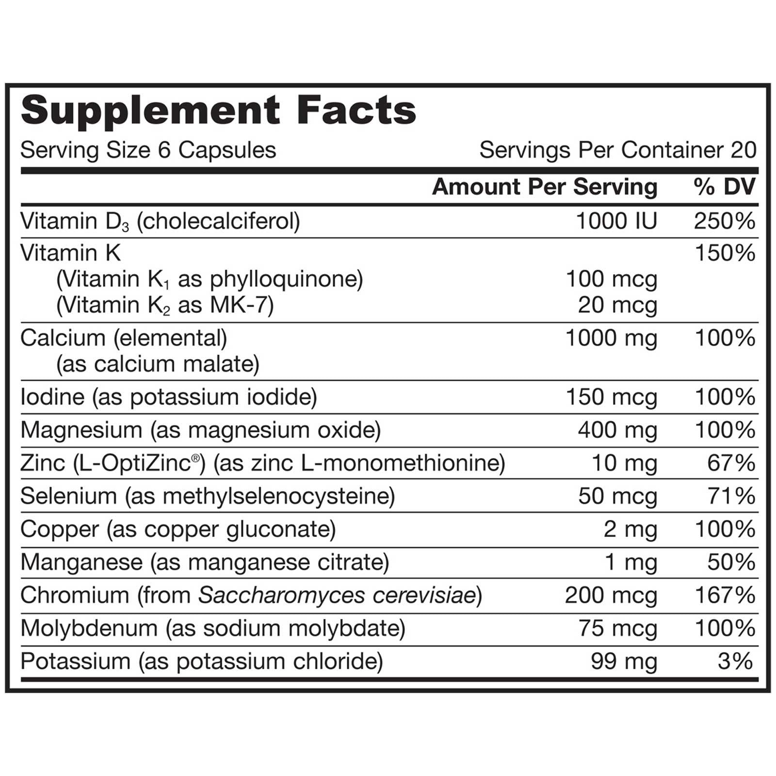 Jarrow Formulas, Mineral Balance, 120 Capsules