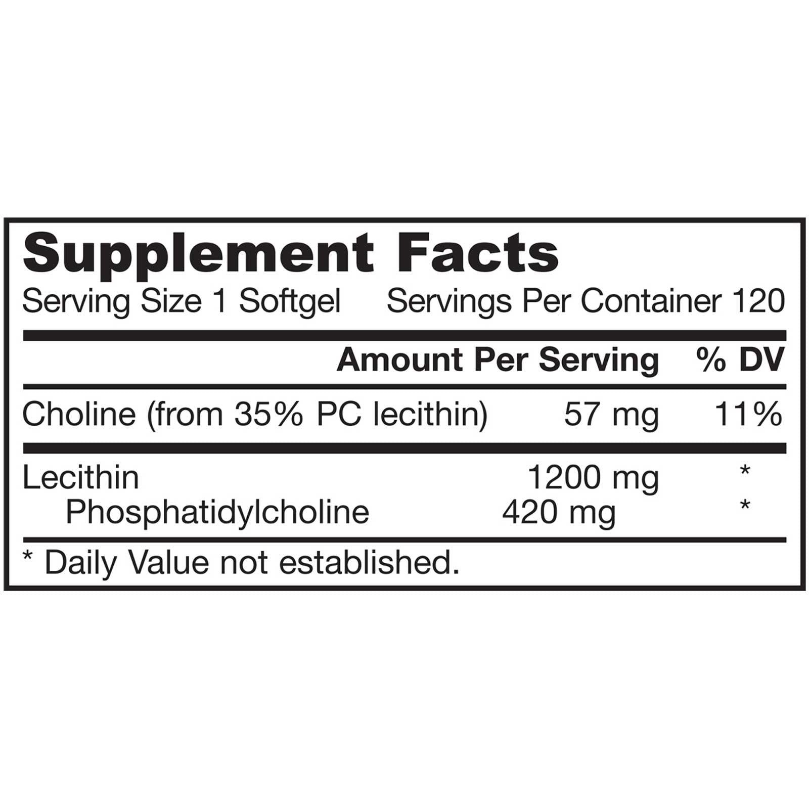 Jarrow Formulas, Mega PC-35, 120 Softgels