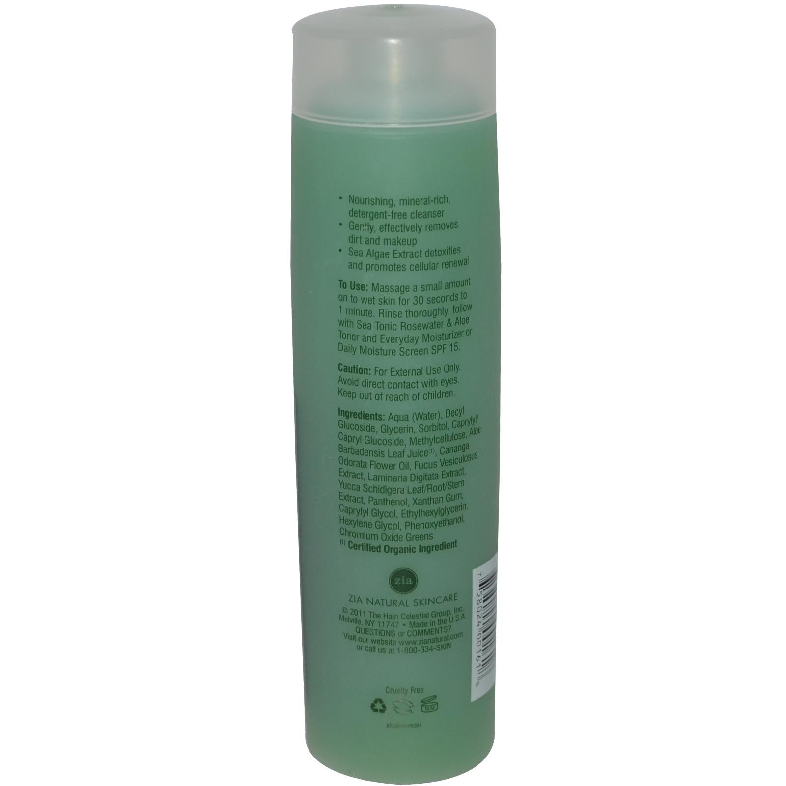 Zia Natural Skincare Fresh Cleansing Gel with Sea Algae (235gm)