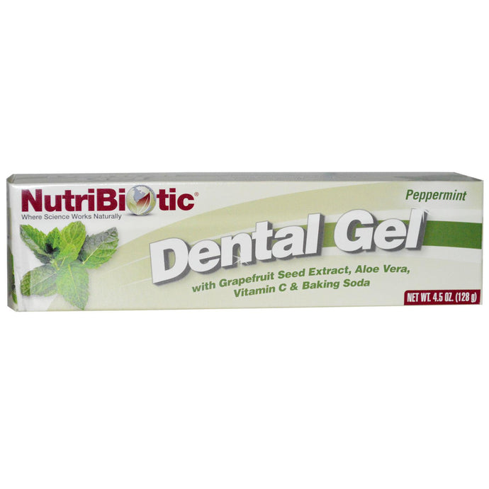 NutriBiotic Dental Gel, Peppermint (128g)