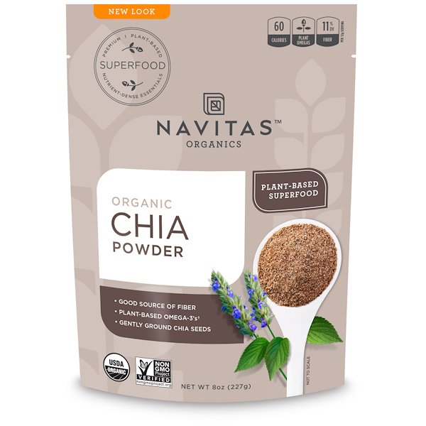 Navitas Organics Organic Chia Powder 8 oz (227g)