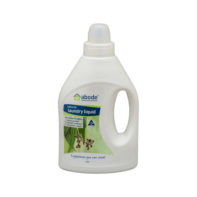Abode Laundry Liquid (Front & Top Loader) Blue Mallee Eucalyptus 2L