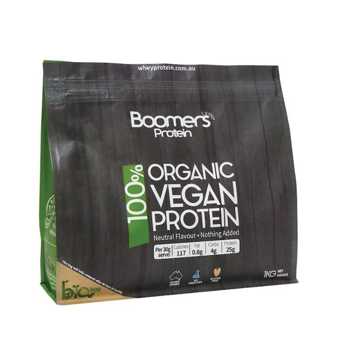 Boomers 100% Organic Vegan Protein 1Kg