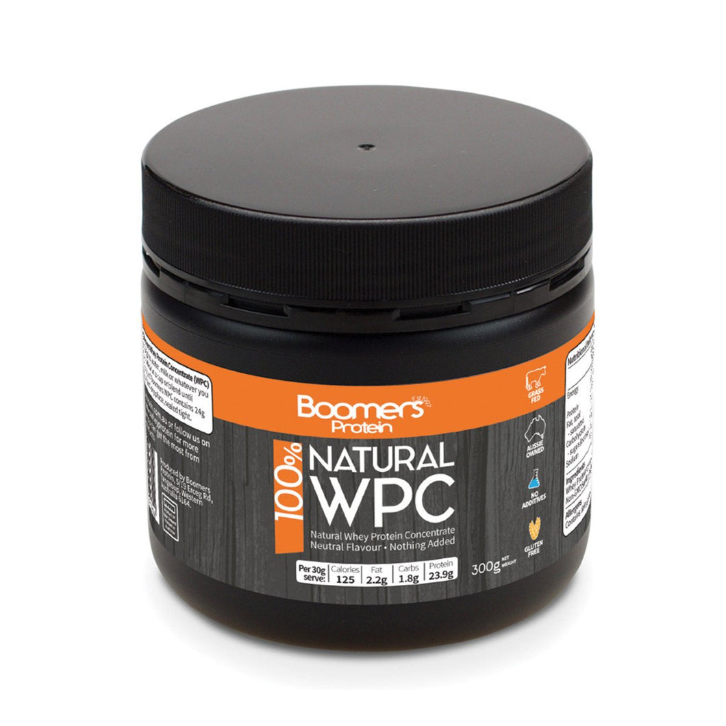 Boomers 100 Perc Whey Protein Concentrate 300g
