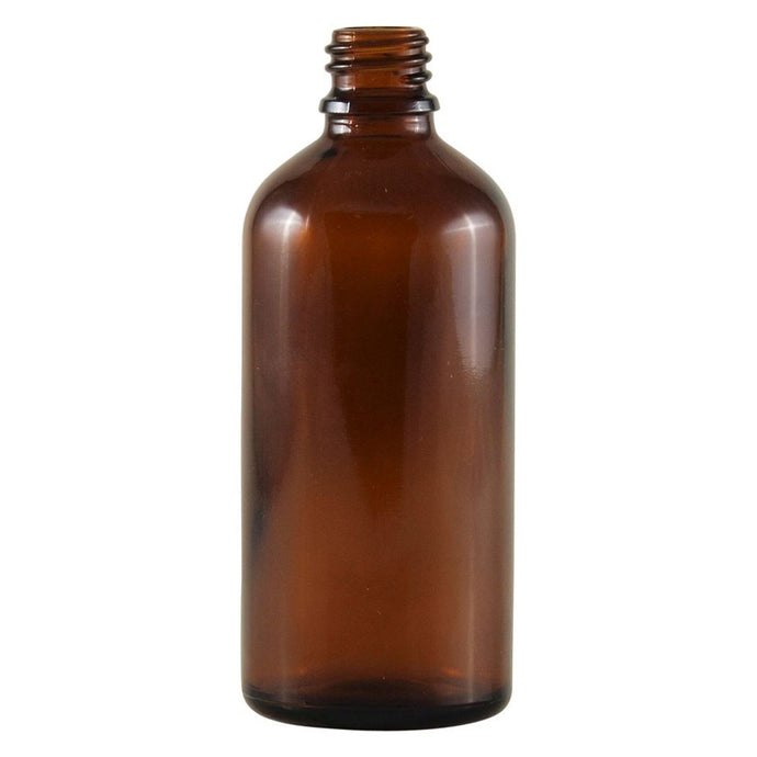 Bottle Glass Amber 100ml 18Mm (Single) - Bottle Only