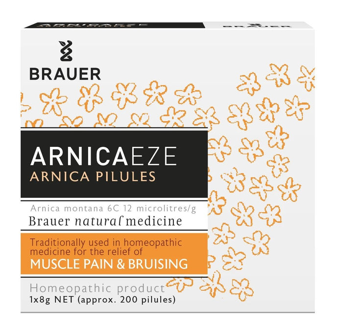 Brauer Arnicaeze Arnica Muscle Pain & Bruising Pilules (6 Capsules) 1 x8g