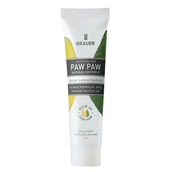 Brauer Paw Paw Natural Ointment 15g Lip Applicator Tube
