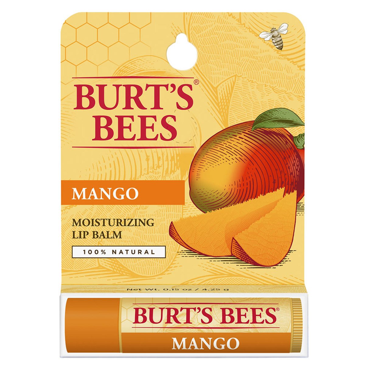 Burt'S Bees Lip Balm Mango Butter Nourishing Tube 4.25g