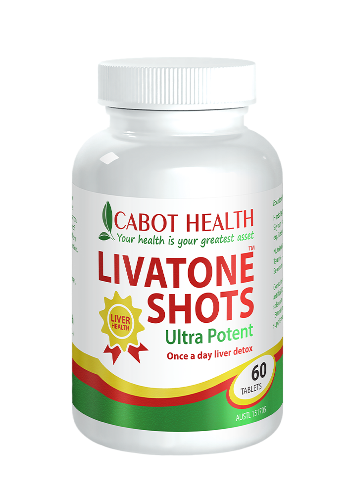 Cabot Health Livatone Shots 60 Tablets
