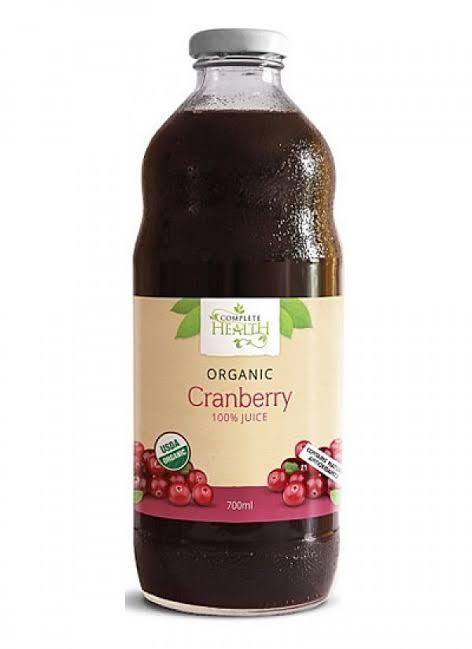Complete Health Cranberry 100% Juice Organic 700ml