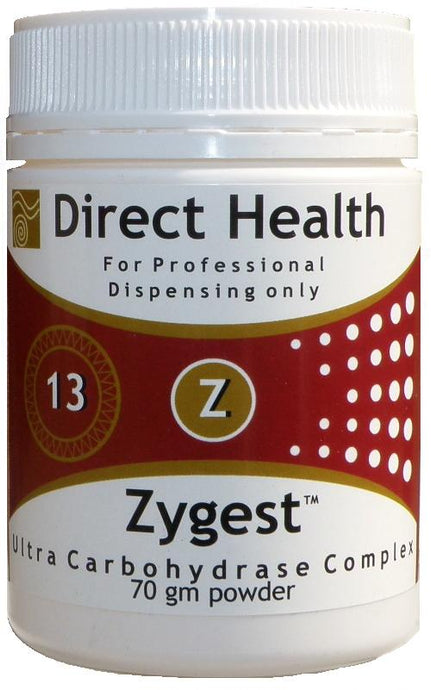 Direct Health Zygest Ultra Carbohydrase Comp 70g
