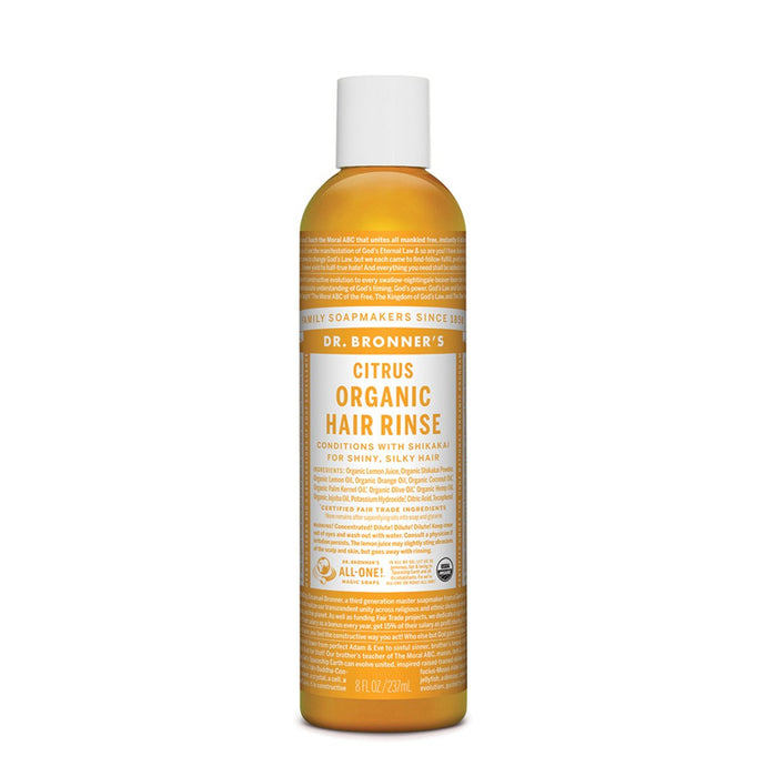 Dr.Bronner'S Organic Hair Rinse Conditioning Citrus 237ml