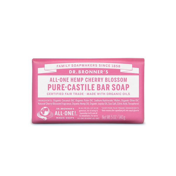 Dr.Bronner'S Pure-Castile Bar Soap (Hemp All-One) Cherry Blossom 140g