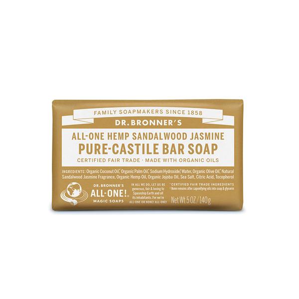 Dr.Bronner'S Pure-Castile Bar Soap (Hemp All-One) Sandalwood Jasmine 140g