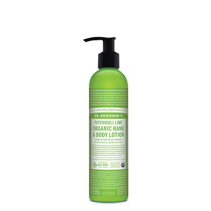 Dr.Bronner'S Org Hand & Body Lotion Patchouli Lime 237ml