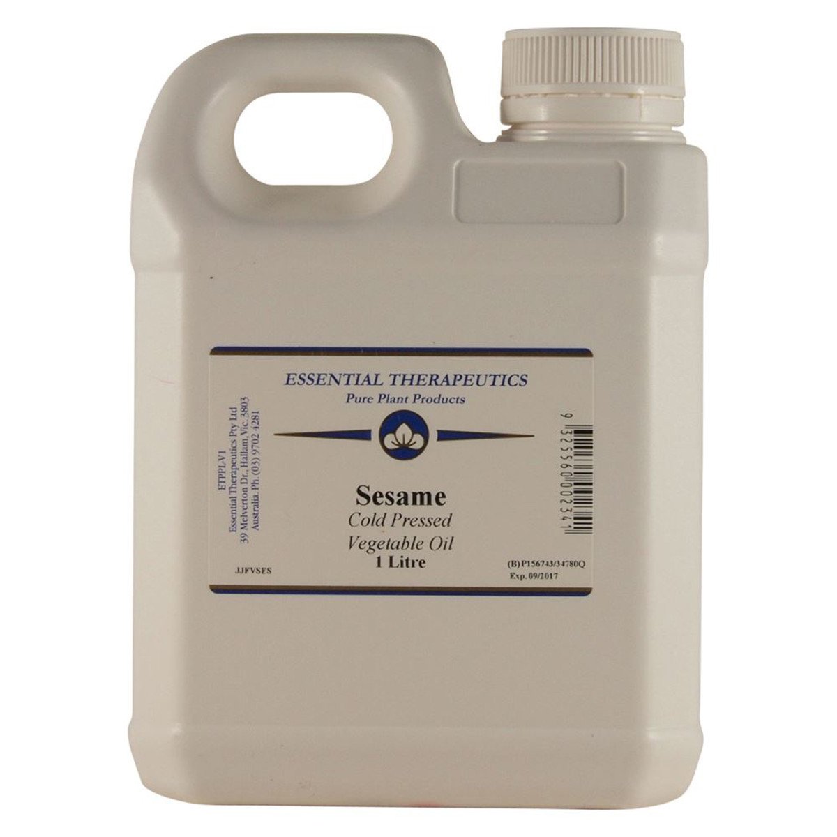 Essential Therapeutics Vegetable Oil Sesame Oil Virgin 1L