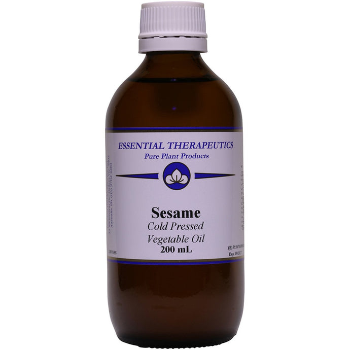 Essential Therapeutics Vegetable Oil Sesame Oil Virgin 200ml