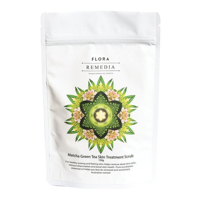 Flora Remedia Matcha Green Tea Skin Treatment Scrub 150g