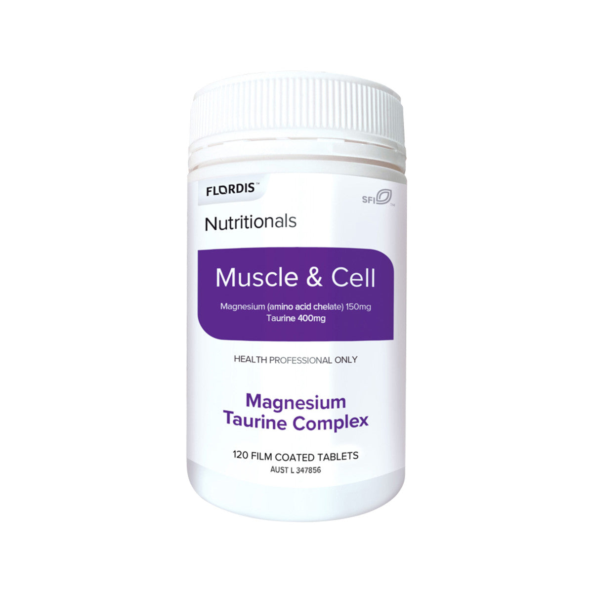 Flordis Nutritionals Muscle & Cell (Magnesium Taurine Complex) 120t