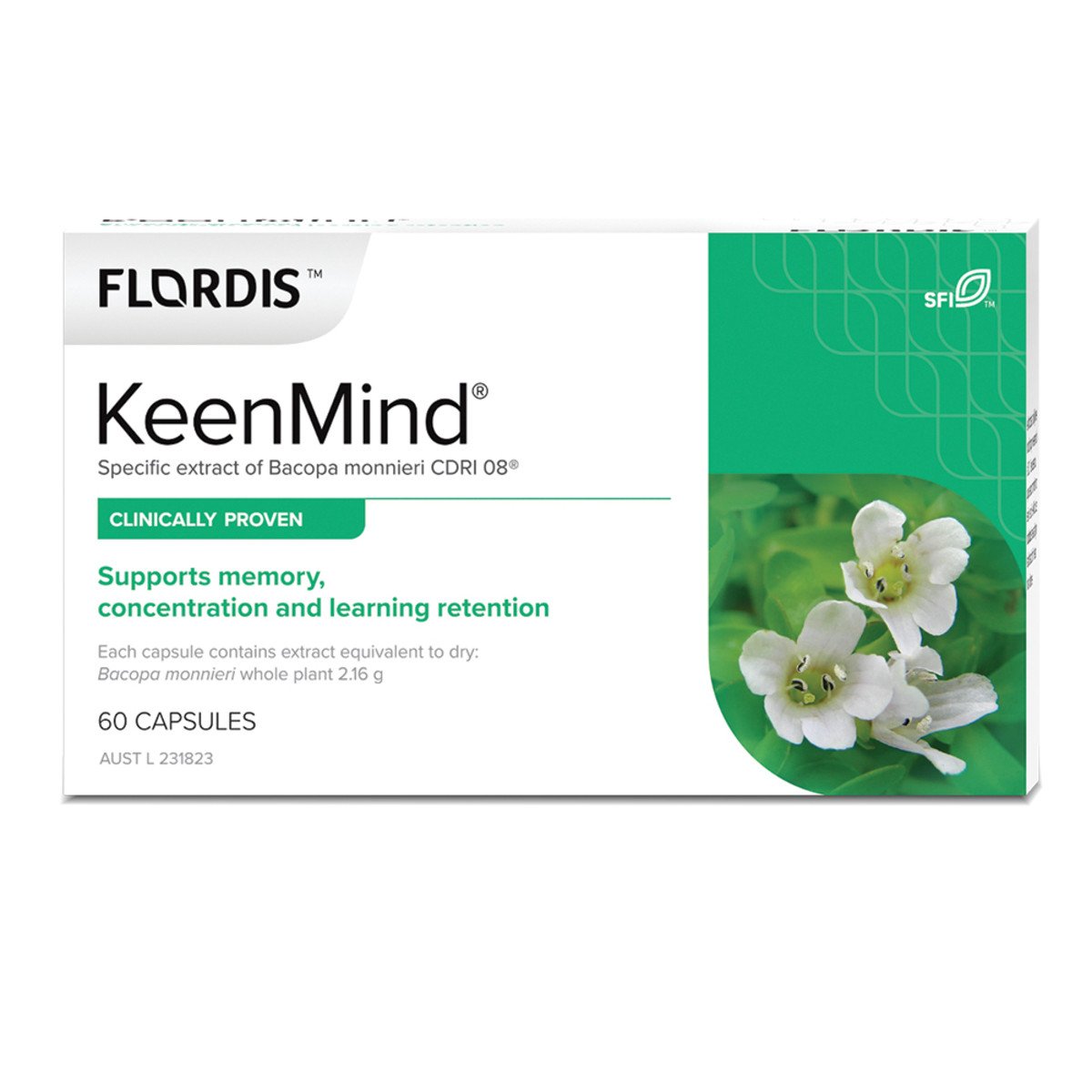 Flordis Keen Mind 60 Capsules