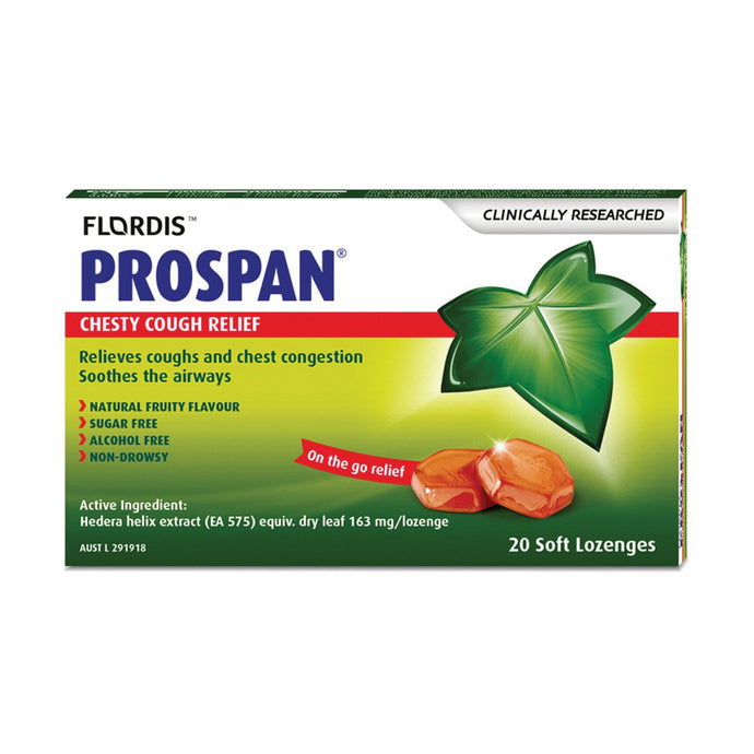 Flordis Prospan Chesty Cough Relief Soft Lozengesx20 Pack