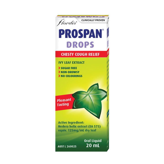 Flordis Prospan Drops Chesty Cough Relief 20ml Oral Liquid