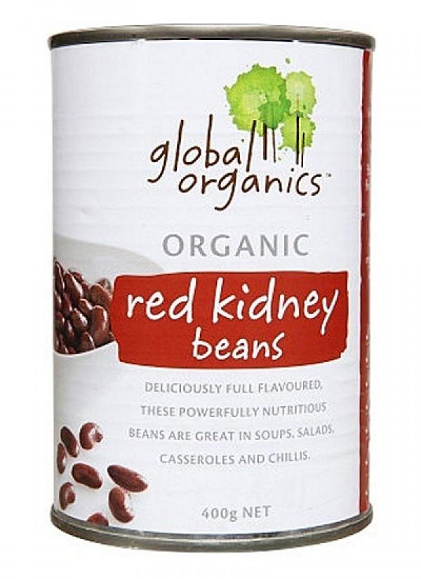 Global Organics Beans Red Kidney Organic 400g
