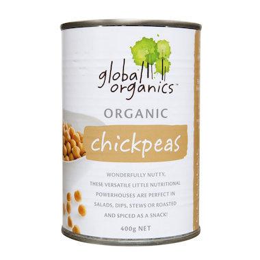 Global Organics Chick Peas Organic 400g