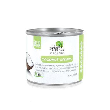Global Organics Coconut Cream Organic Single 200g