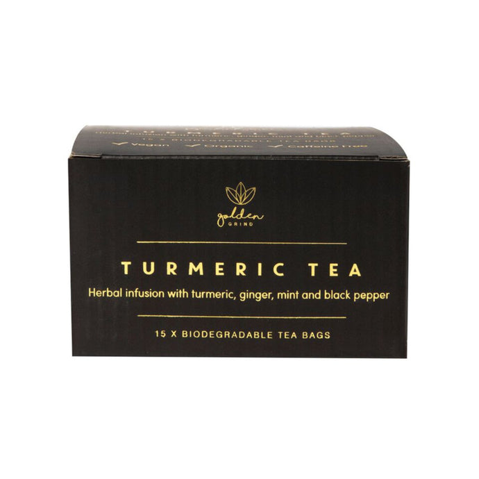 Golden Grind Turmeric Tea Bagsx15