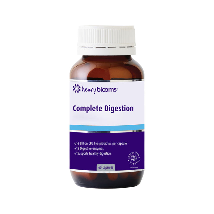 Henry Blooms Complete Digestion Probiotic 60 capsules