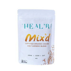 Heal'R Mix'D Organic Cacao And Turmeric Blend 40g