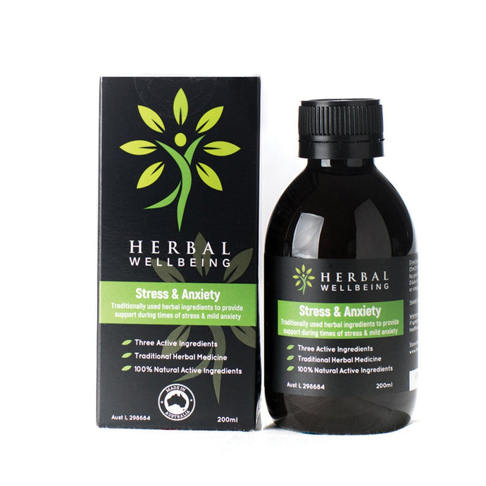 Herbal Wellbeing Stress And Anxiety 200ml