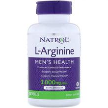 Load image into Gallery viewer, Natrol L-Arginine 1000 mg 90 Tablets - Dietary Supplement