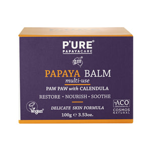 P'URE Papayacare Papaya Balm Multi-Use (Paw Paw with Calendula) 100g