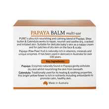 Load image into Gallery viewer, P&#39;URE Papayacare Papaya Balm Multi-Use (Paw Paw with Calendula) 100g