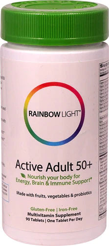 Rainbow Light Active Adult 50+ Multivitamin™ -- 90 Tablets