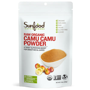 Sunfood Raw Organic Camu Camu Powder 3.5 oz (100g)