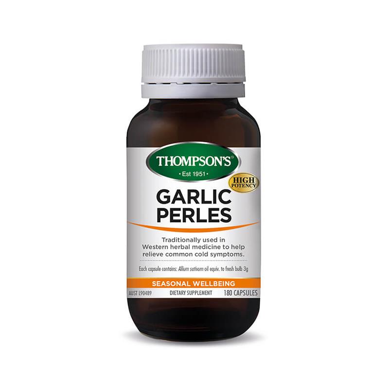 Thompson's Garlic Perles 180 Capsules