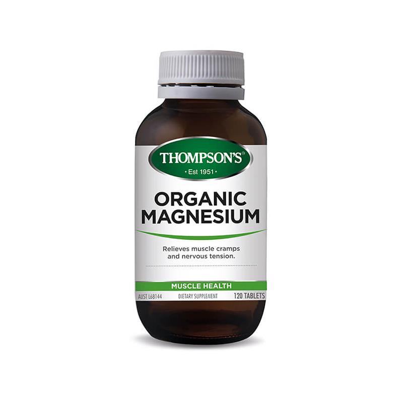 Thompson’s Organic Magnesium 120 Tablets