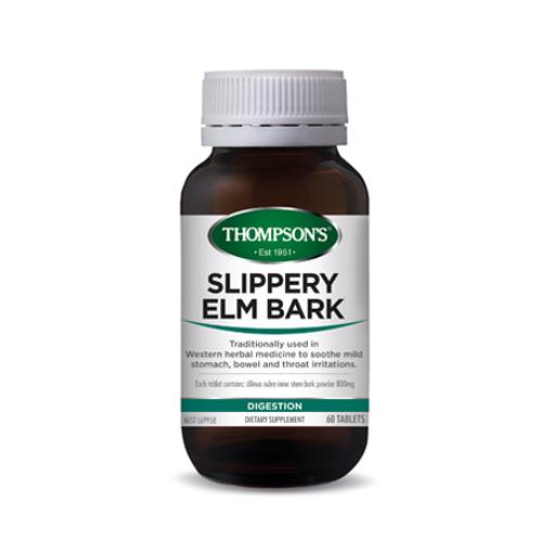 Thompson's Slippery Elm Bark 800mg 60 Tablets